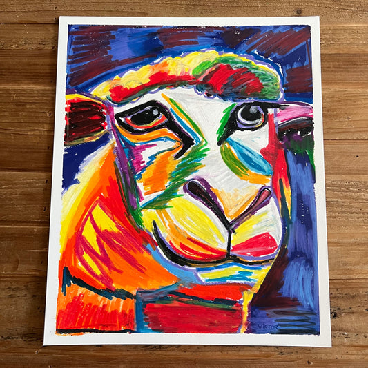 Baa Baa Baa The Sheep - ORIGINAL  14x17”