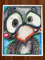Shylock - ORIGINAL OIL PASTEL ARTWORK - 19x24" (video attached)