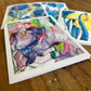 Spring - Greeting cards set of 4