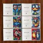 Vibrant Wings - Greeting cards (set of 6)