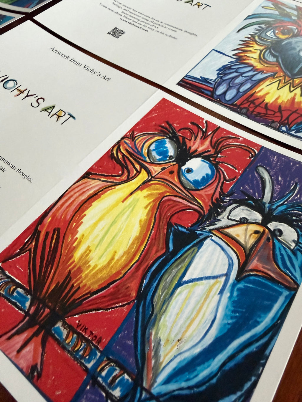 Vibrant Wings - Greeting cards (set of 6)