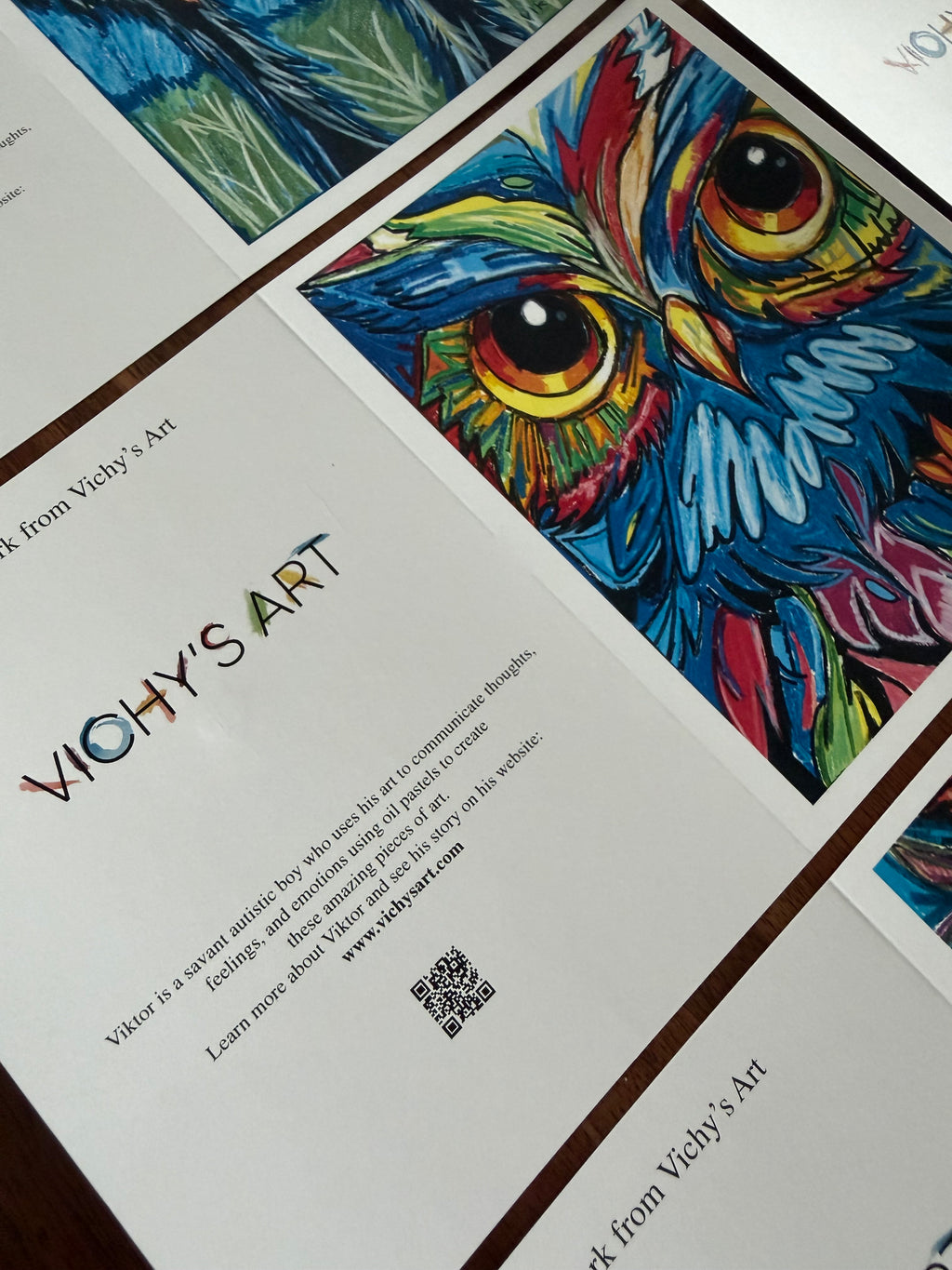 Vibrant Wings - Greeting cards (set of 6)