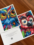 Vibrant Wings - Greeting cards (set of 6)