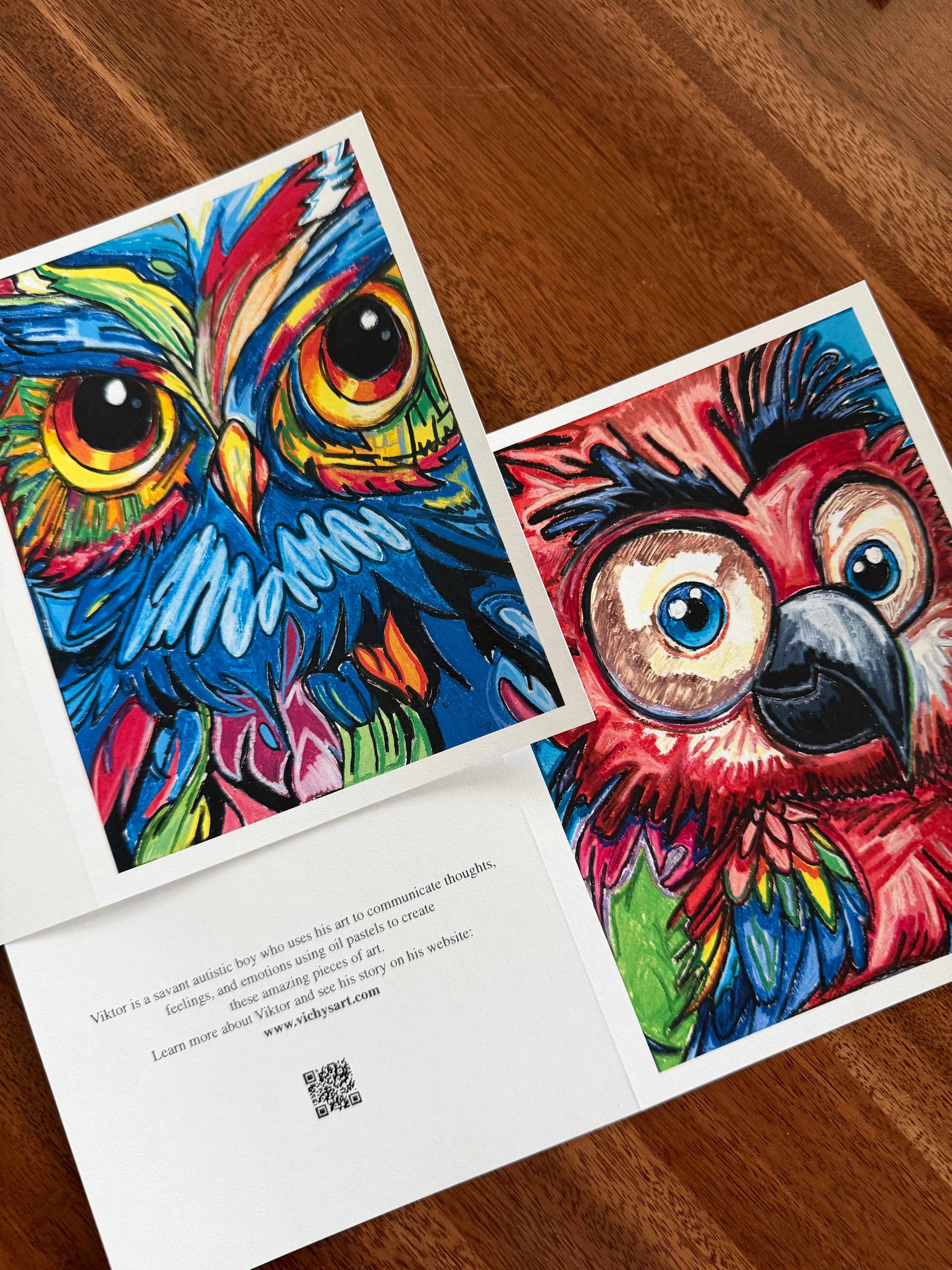 Vibrant Wings - Greeting cards (set of 6)
