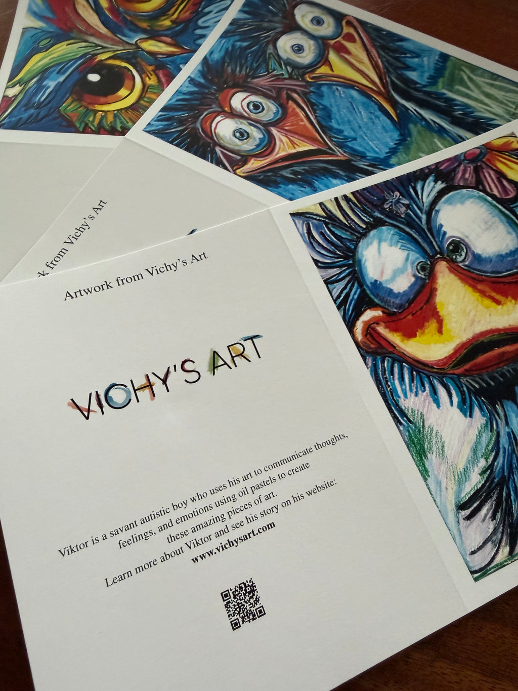 Vibrant Wings - Greeting cards (set of 6)