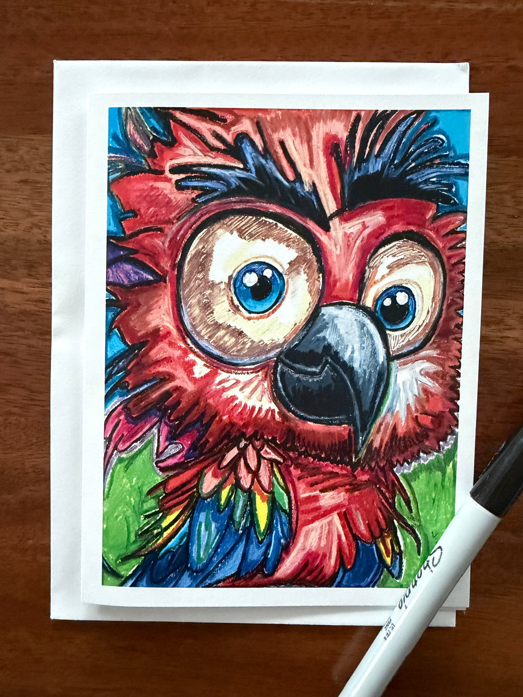 Vibrant Wings - Greeting cards (set of 6)