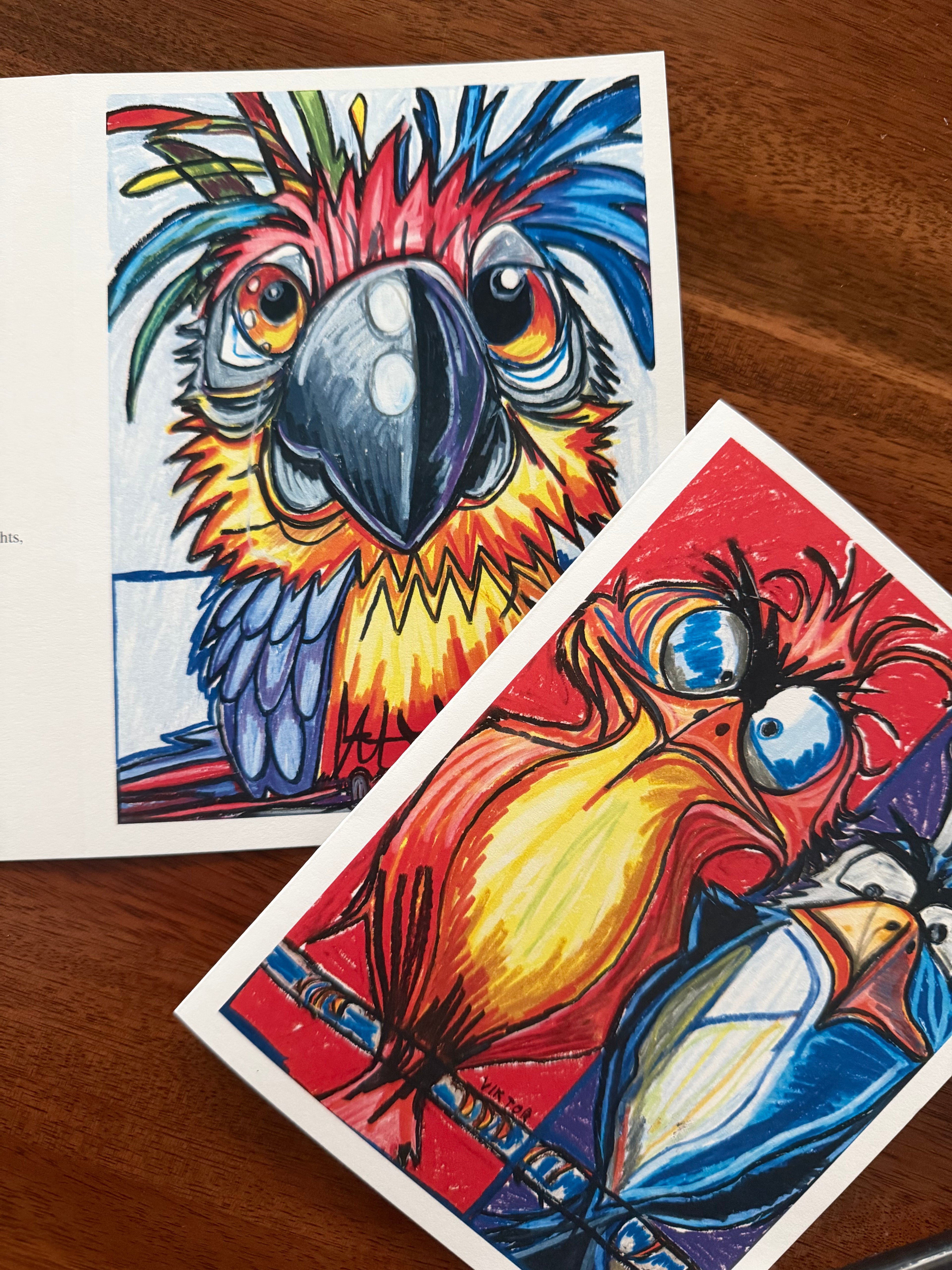 Vibrant Wings - Greeting cards (set of 6)