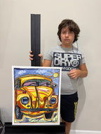 The Beetle - ORIGINAL OIL PASTEL ARTWORK - 16x20” (video attached) - Vichy's Art