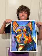 Auster - ORIGINAL  14x17”