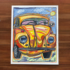 The Beetle - ORIGINAL OIL PASTEL ARTWORK - 16x20” (video attached) - Vichy's Art