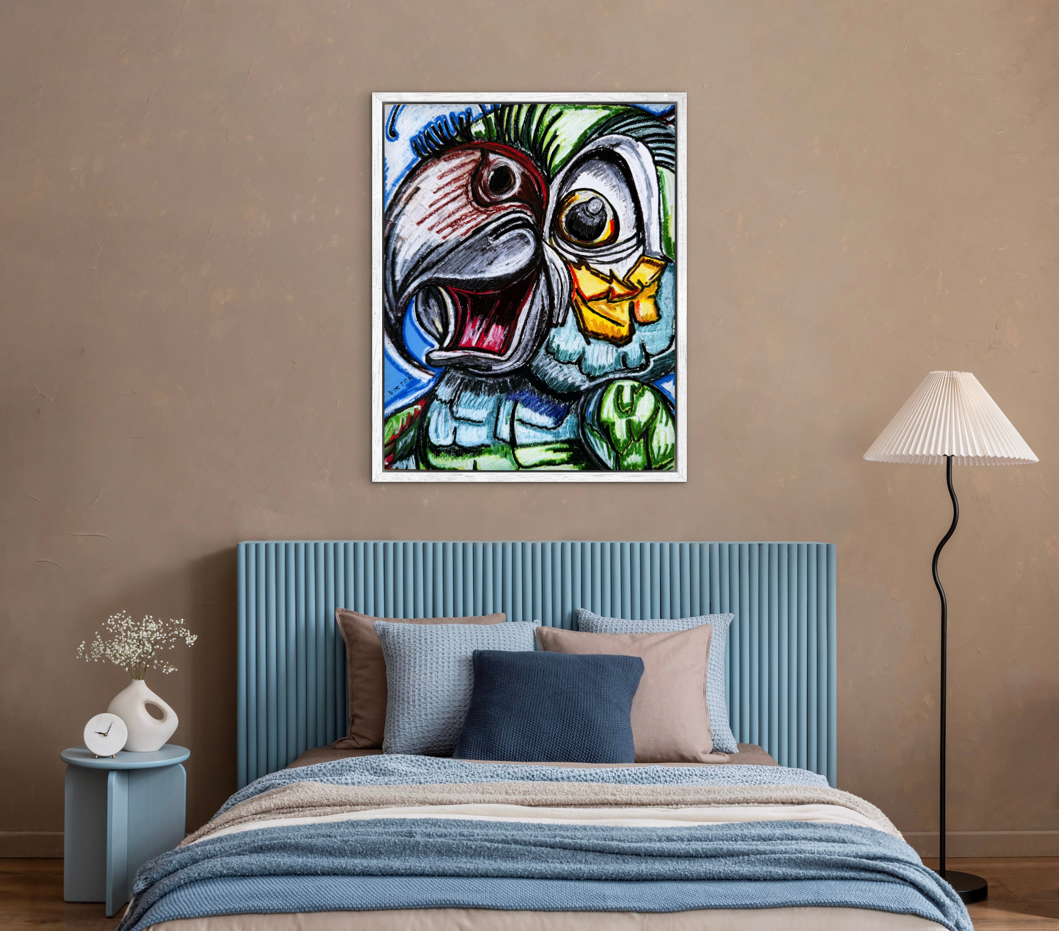 The Green Parrot - Art Prints