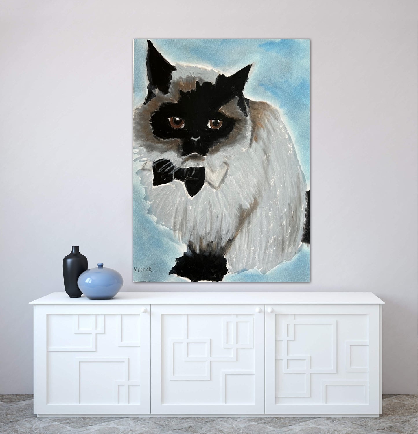 Persian Cat - Print, Poster or Stretched Canvas Print in more sizes