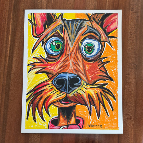 Baxter - ORIGINAL 16x20” (video attached) - Vichy's Art