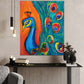 Colorful Peacock  - Art Prints