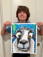 Cream Puff - ORIGINAL  14x17”