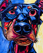 Dobermann - Art Prints