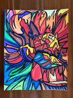 Sunflower Symphony - ORIGINAL ARTWORK - 11x14"