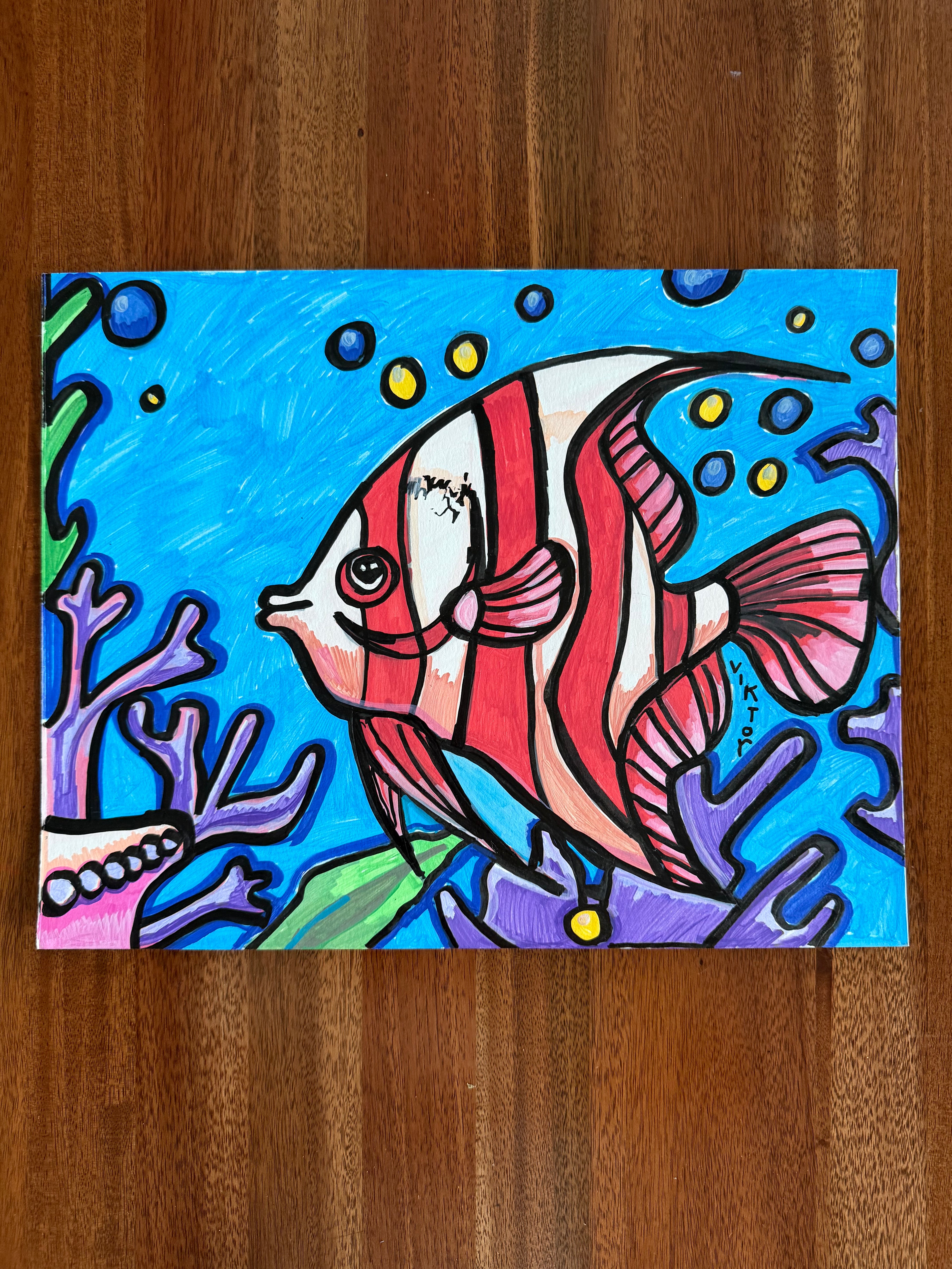 The Ocean's Playground - ORIGINAL ARTWORK - 14x11"