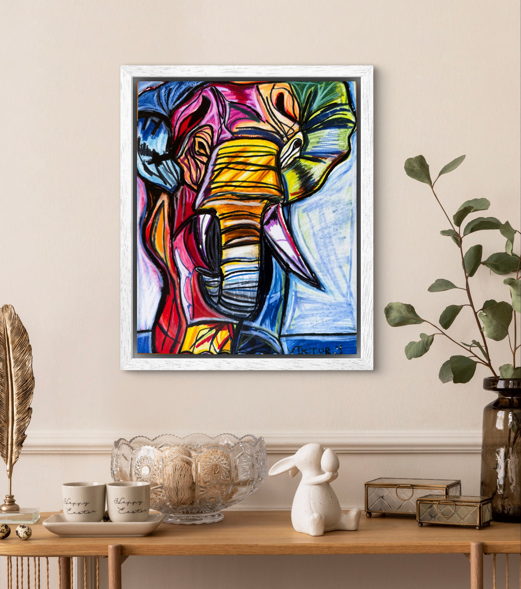 Rainbow Elephant - Art Prints