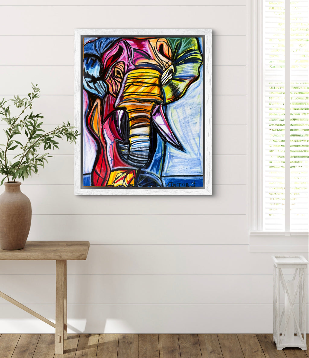 Rainbow Elephant - Art Prints