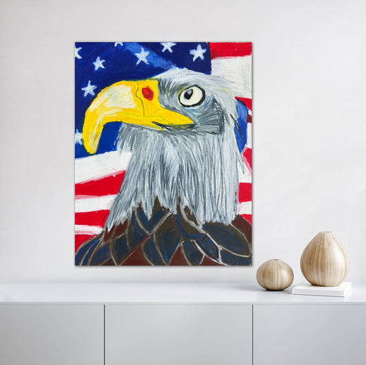 Independence Day Eagle - fine prints and canvas prints in more size
