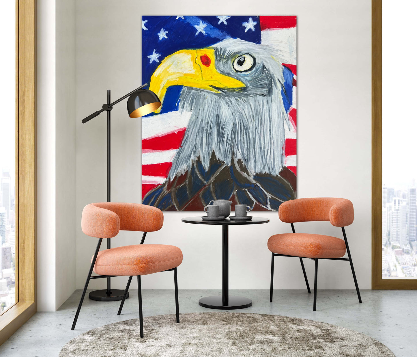 Independence Day Eagle - fine prints and canvas prints in more size
