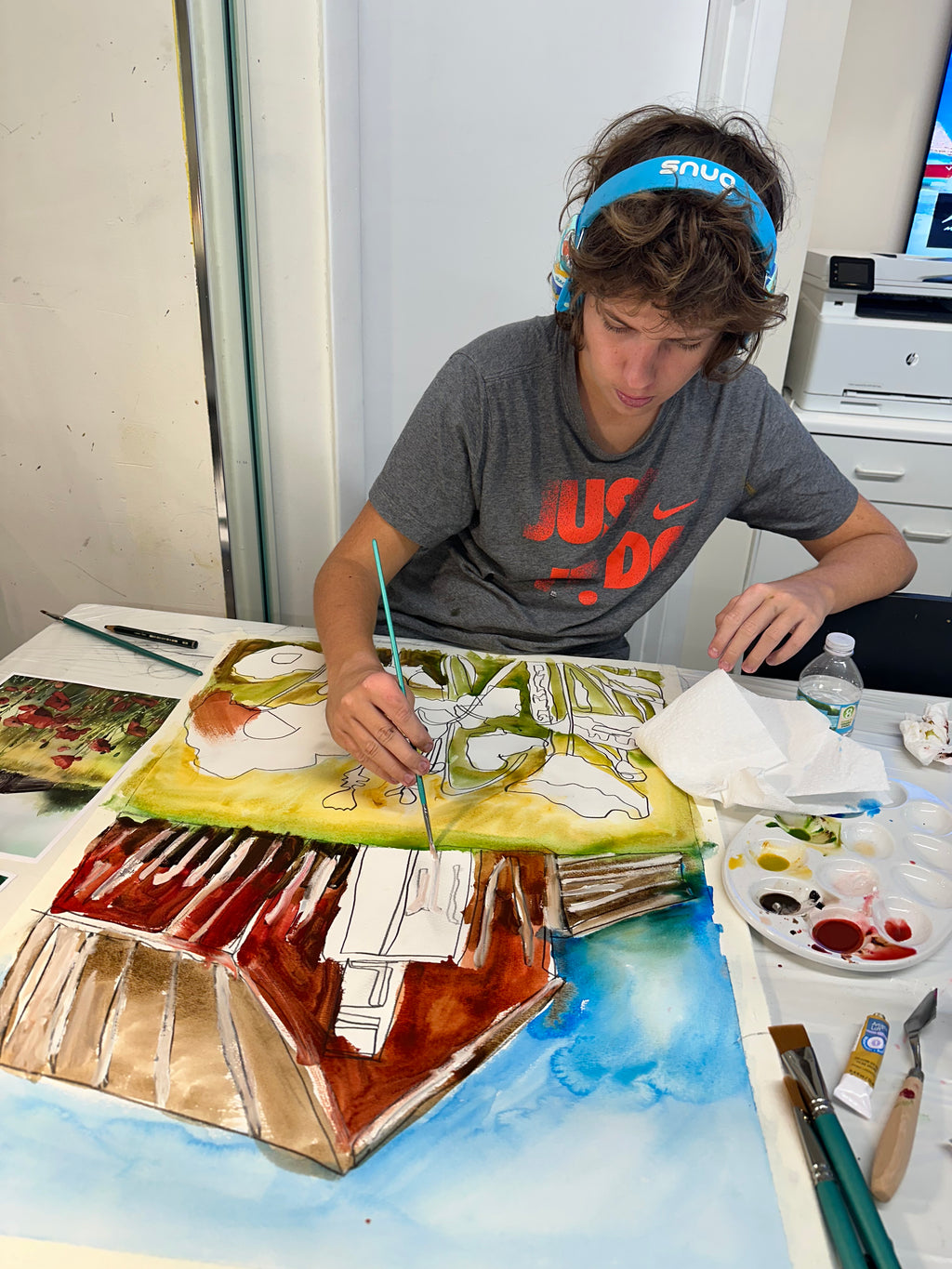 The Barn - ORIGINAL 22x30” (video attached)