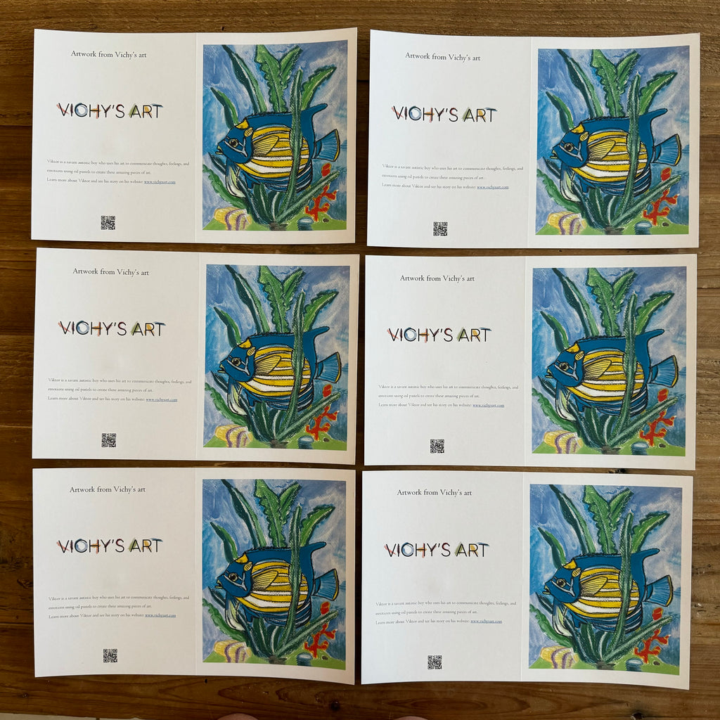 Blue Fish - Greeting cards