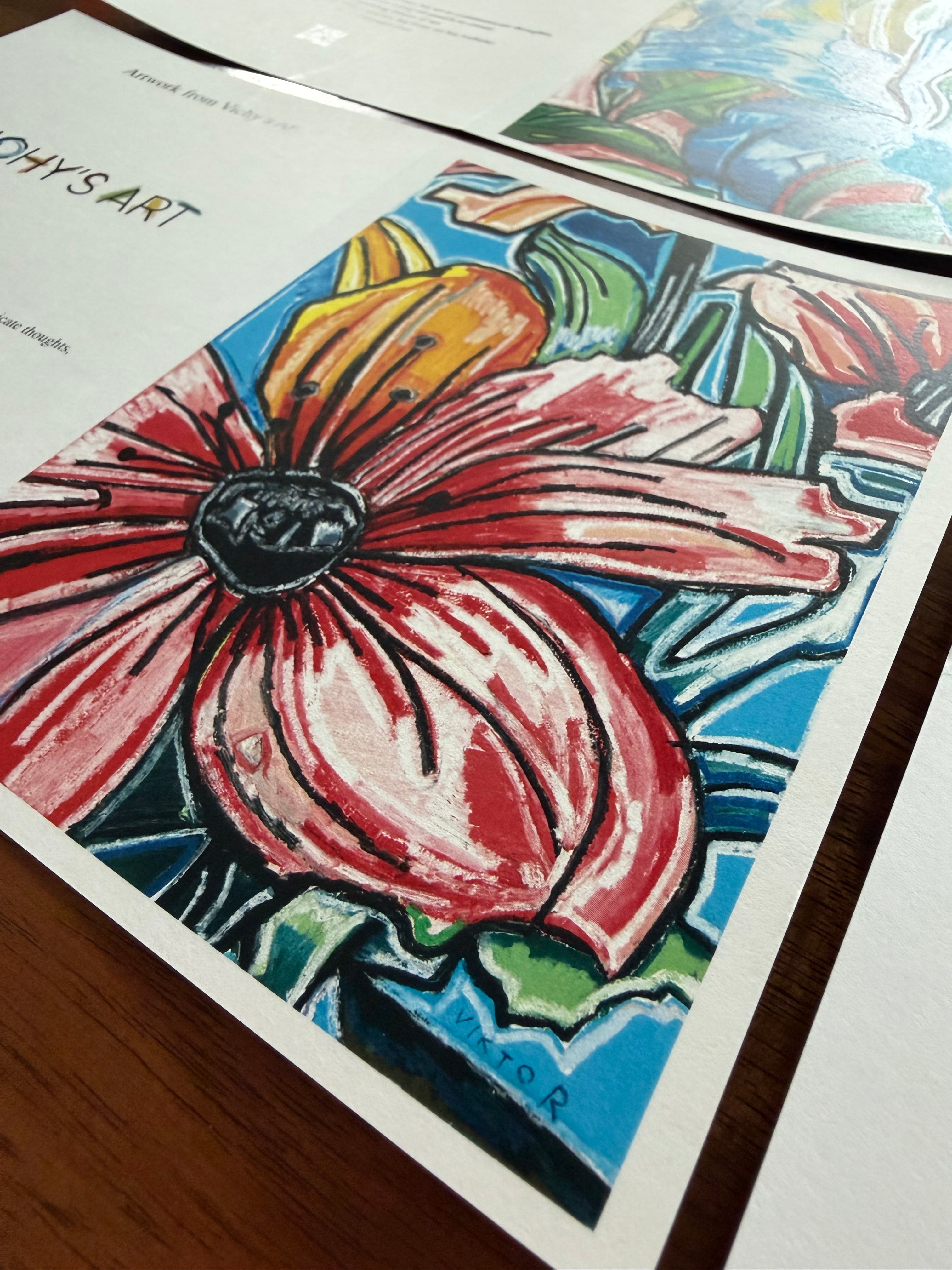 Blooming Petals - Greeting cards