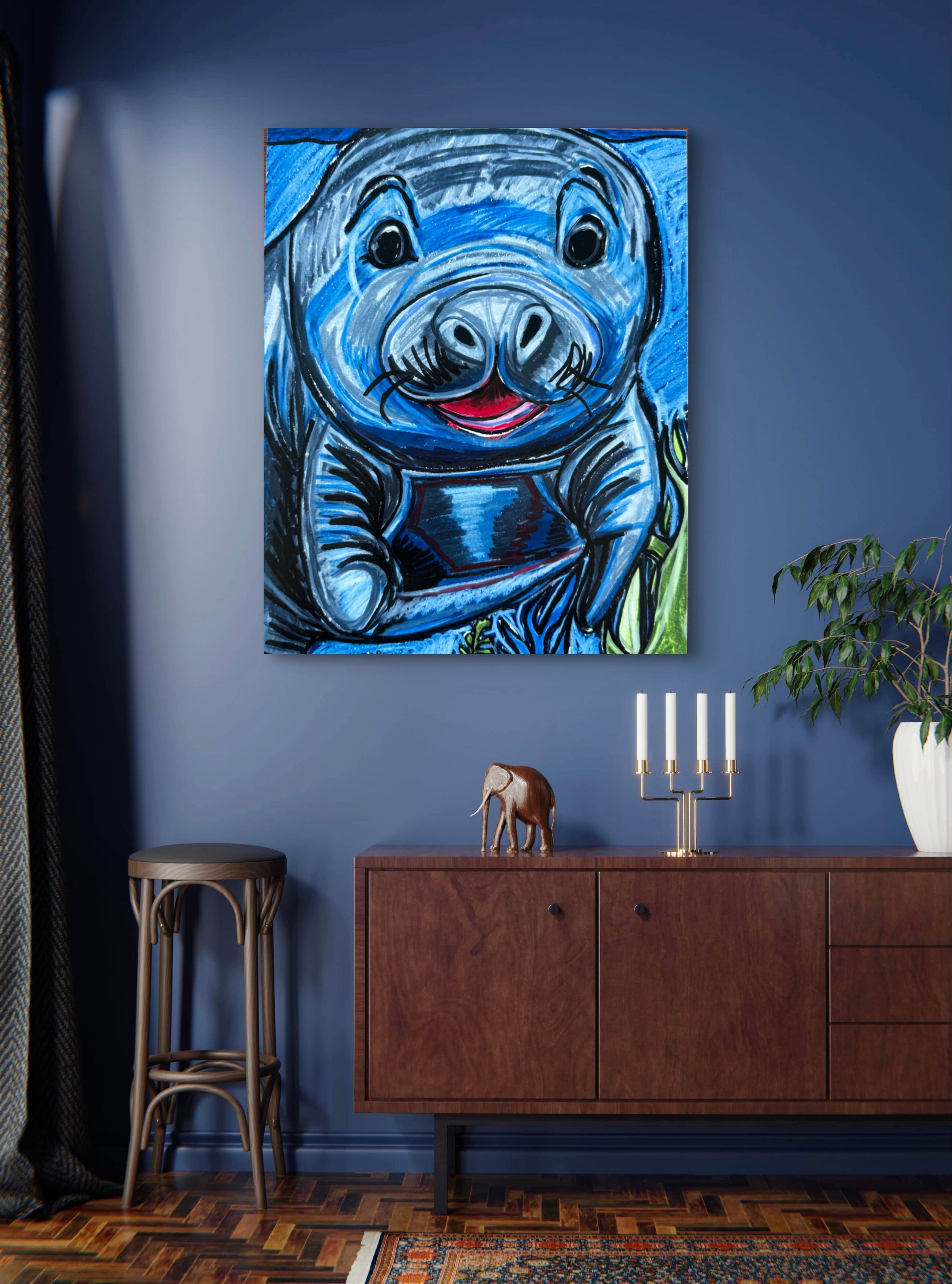 Manatee - Art Prints