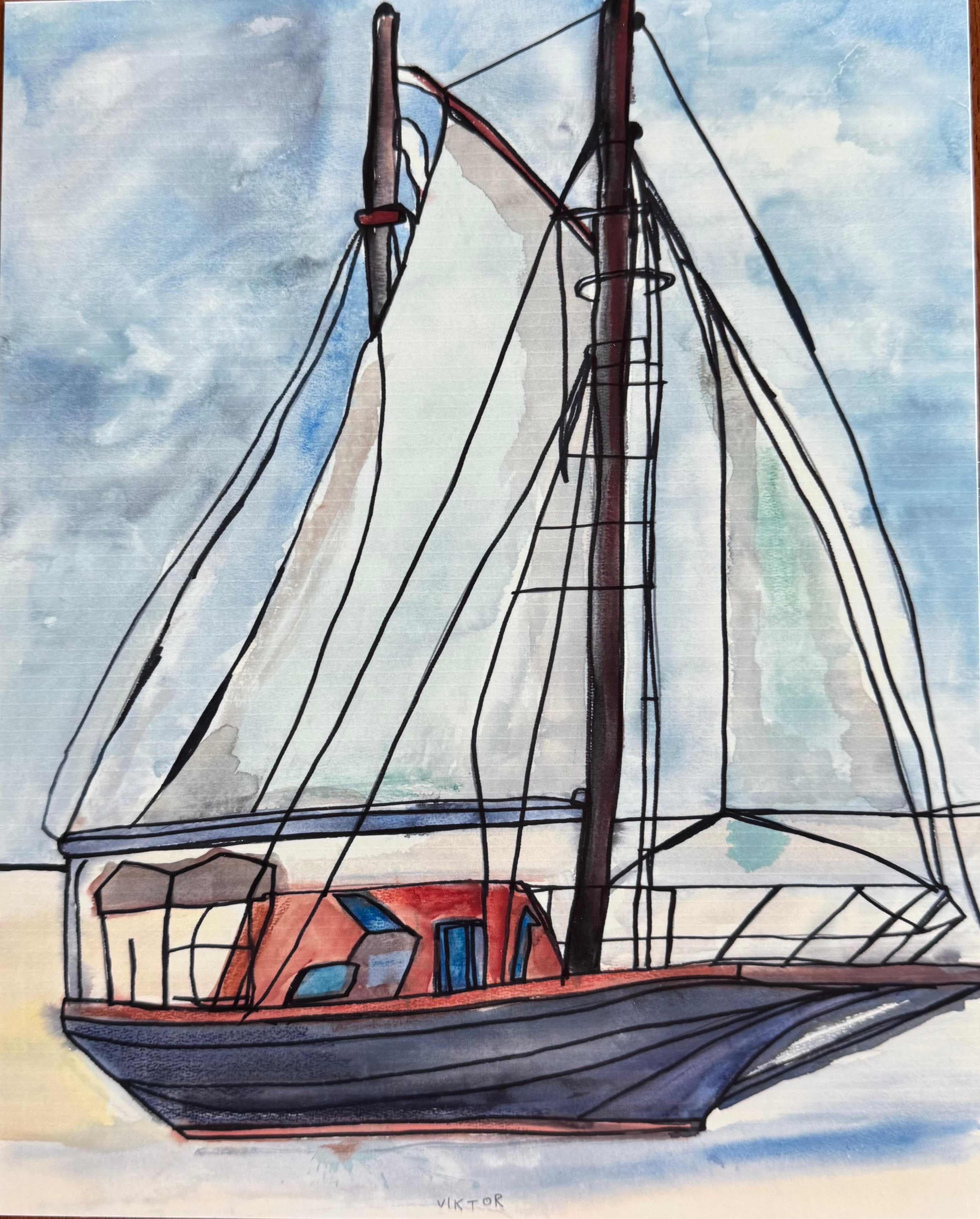 Sailboat III - Art Prints