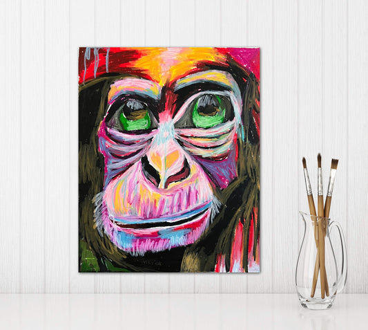 Monkey Collection: Monkey 2 - fine prints and canvas prints in more size