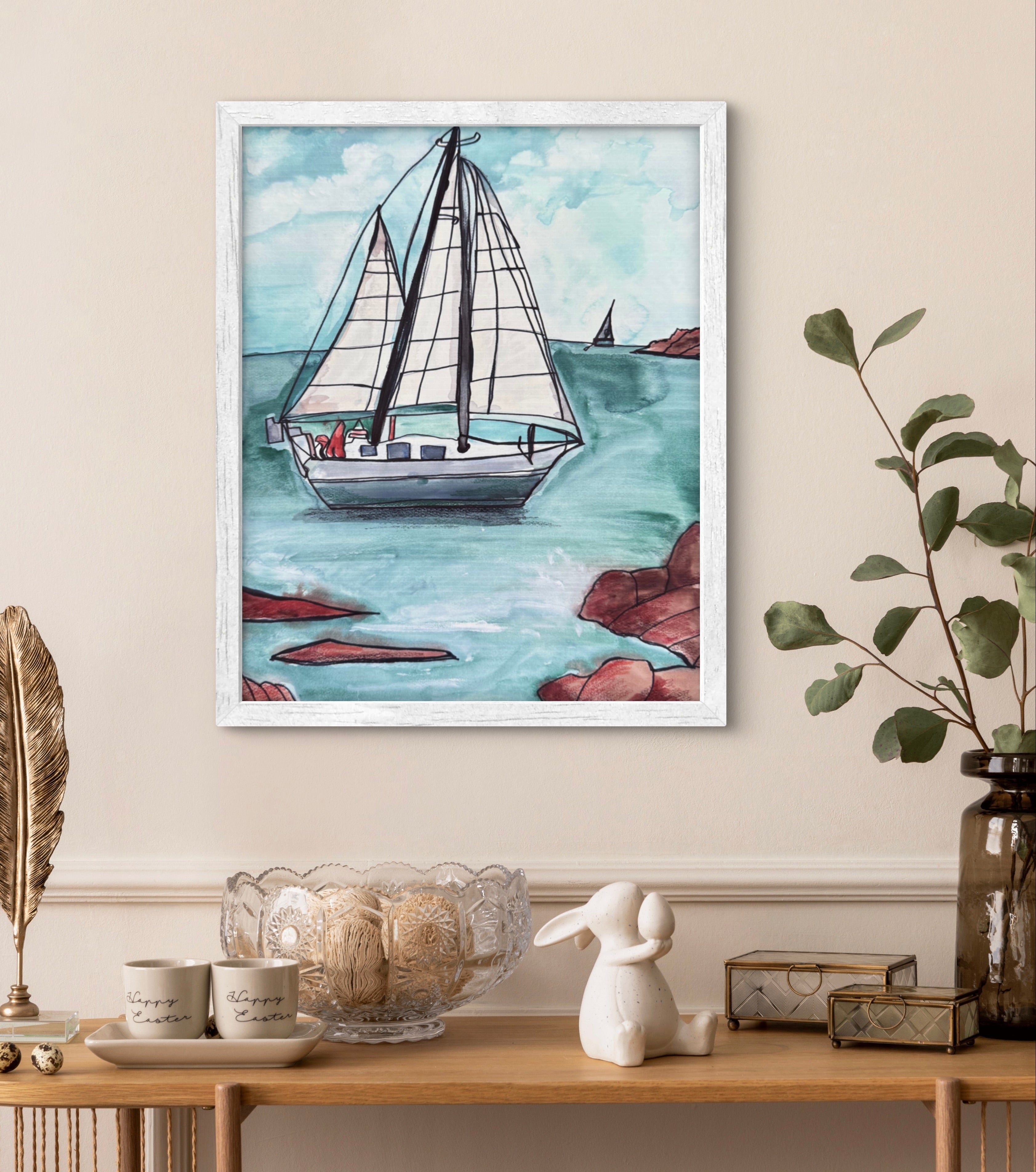 Sailboat I - Art Prints