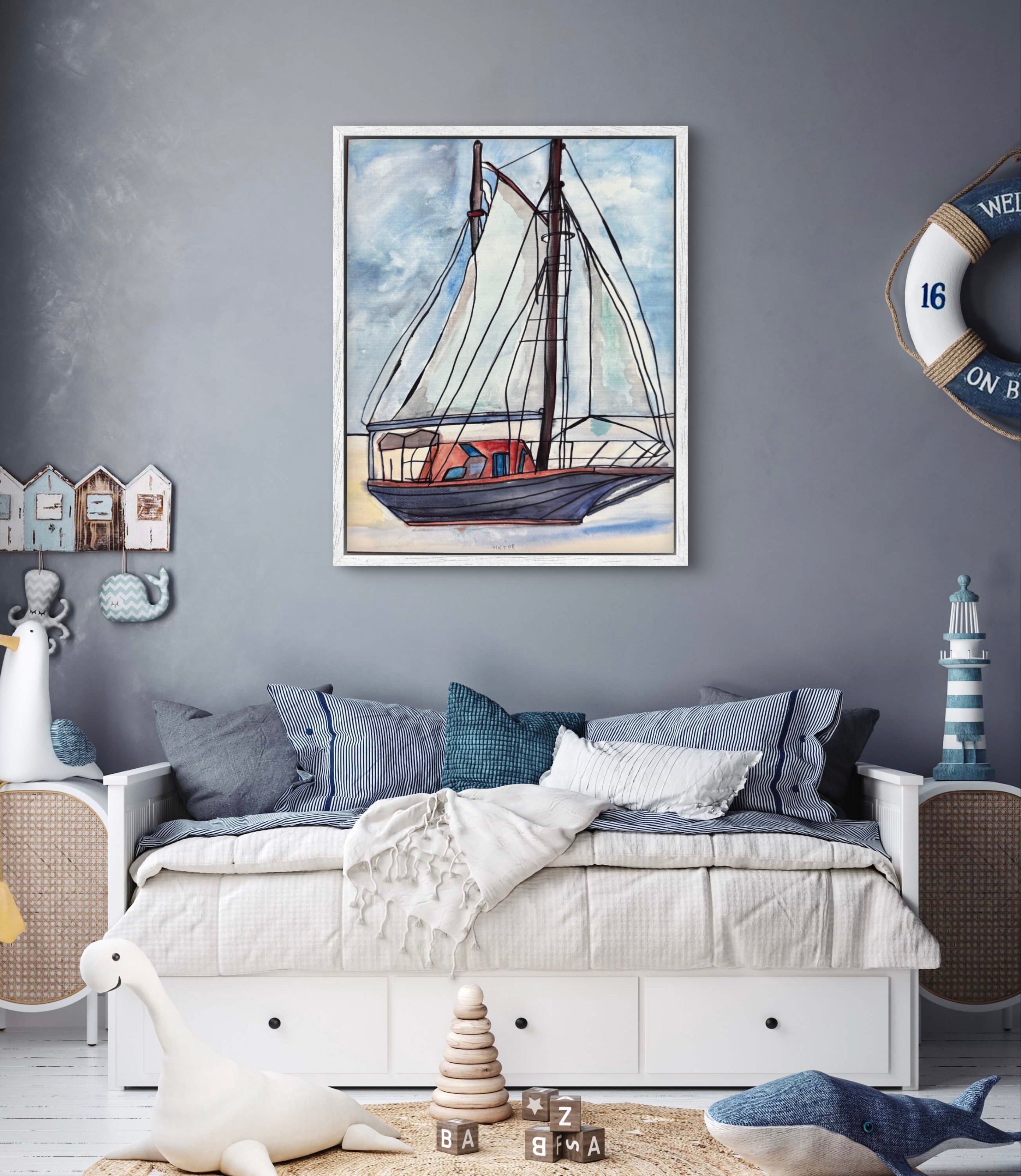 Sailboat III - Art Prints