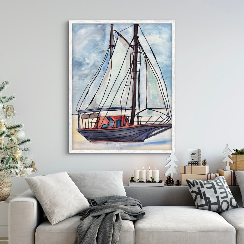 Sailboat III - Art Prints