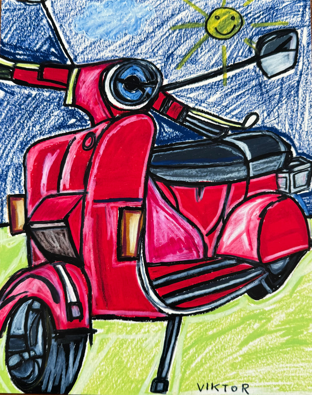 Vespa - Art Prints
