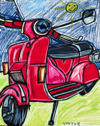 Vespa - Art Prints