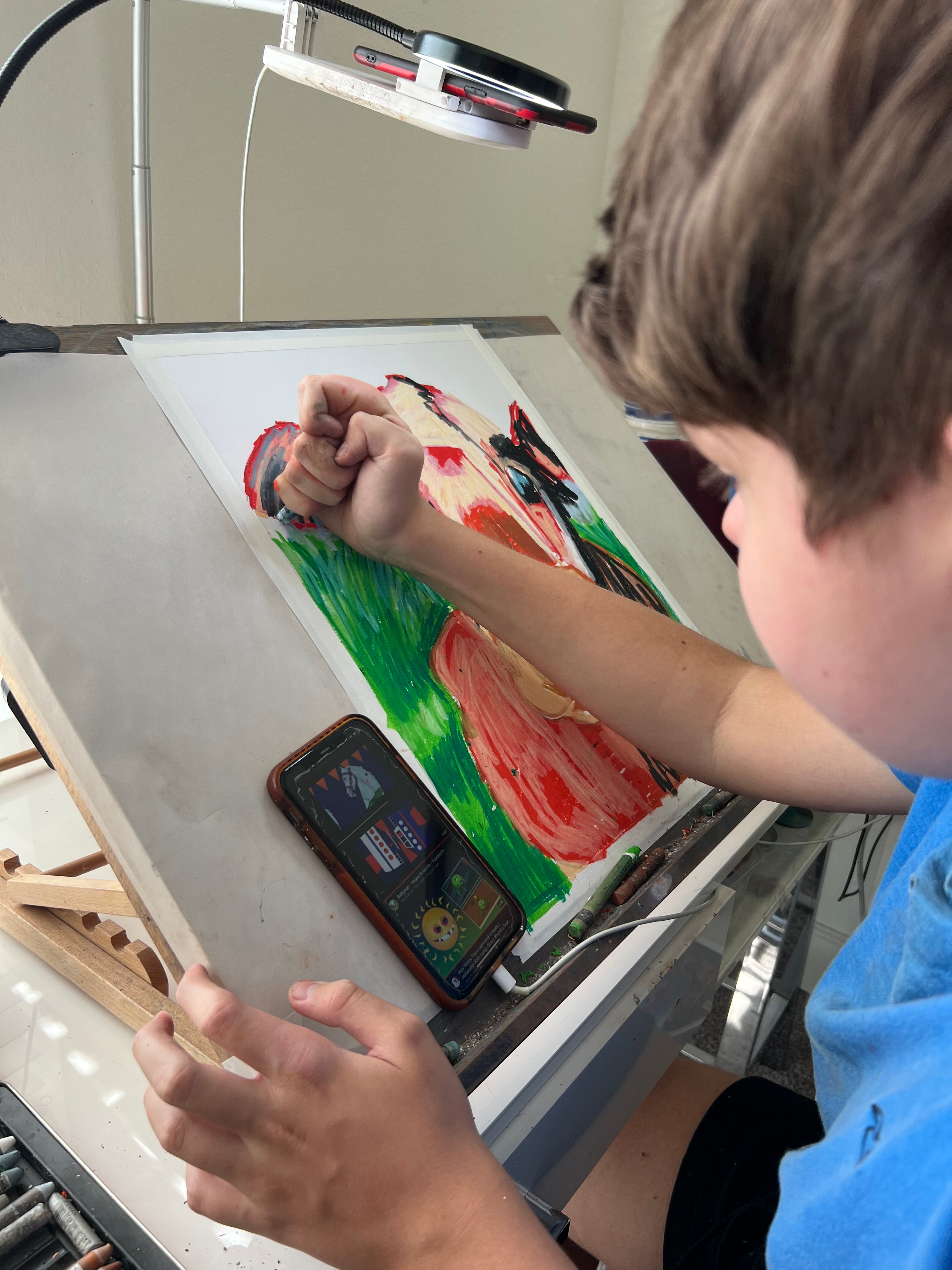 Holstein Cow - ORIGINAL  14x17”