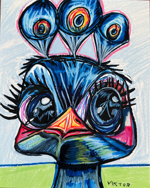 Baby Peacock - Art Prints - Vichy's Art