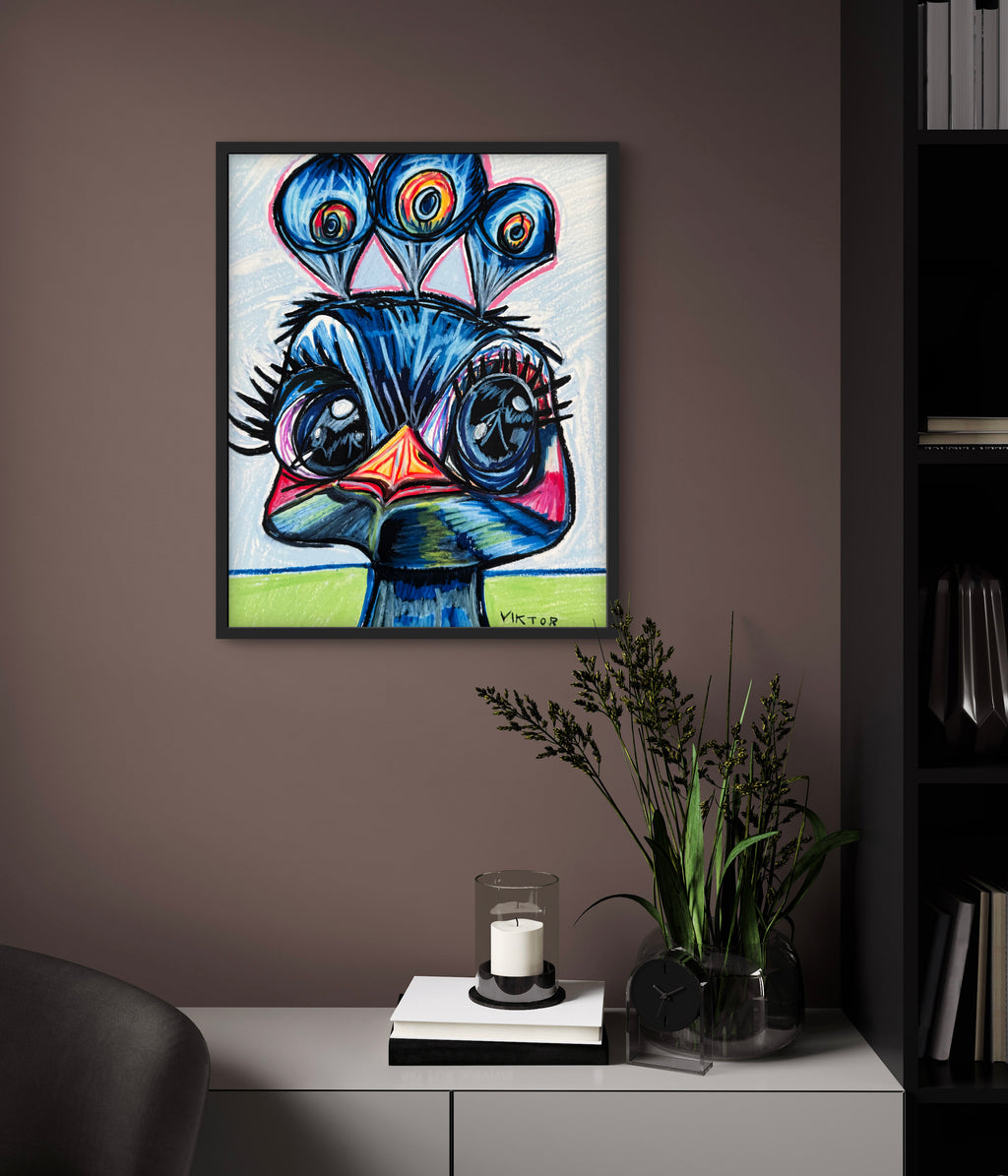 Baby Peacock - Art Prints