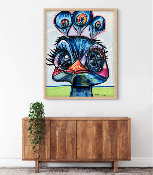 Baby Peacock - Art Prints - Vichy's Art