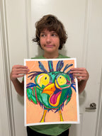 Ollie - ORIGINAL  14x17”