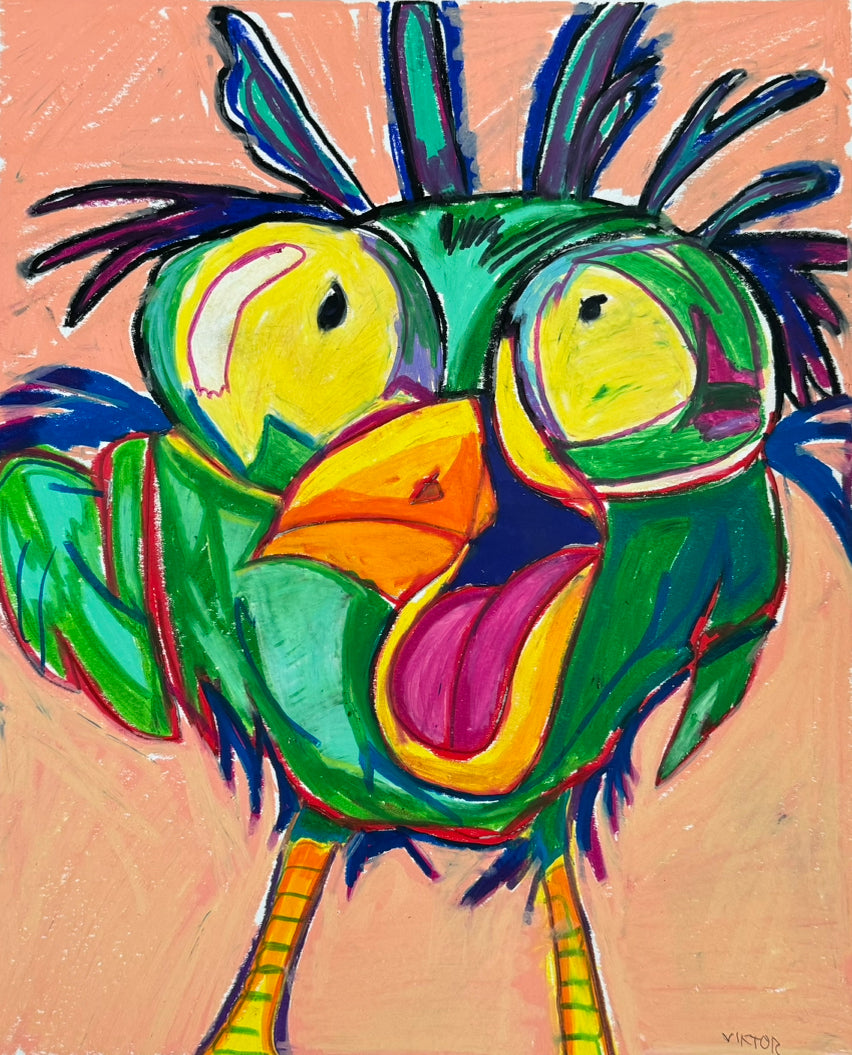 Ollie - ORIGINAL  14x17”