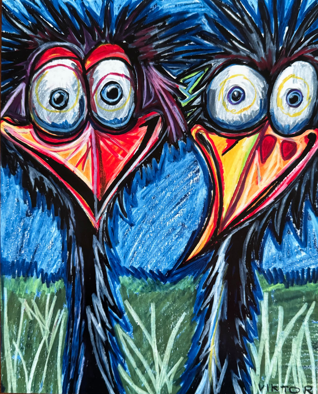 Crazy Birds - Art Prints