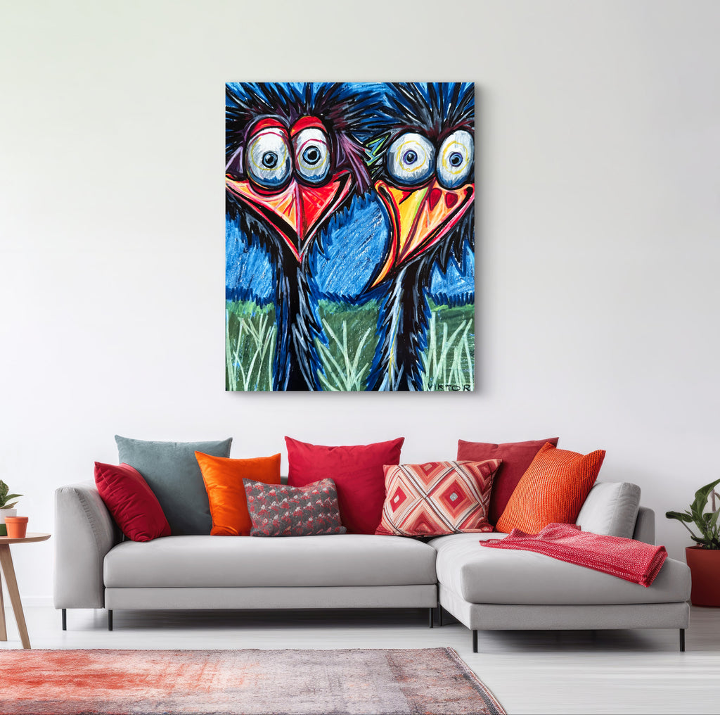 Crazy Birds - Art Prints
