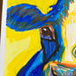 Blue Cow - ORIGINAL  14x17”