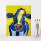 Blue Cow - Art Prints