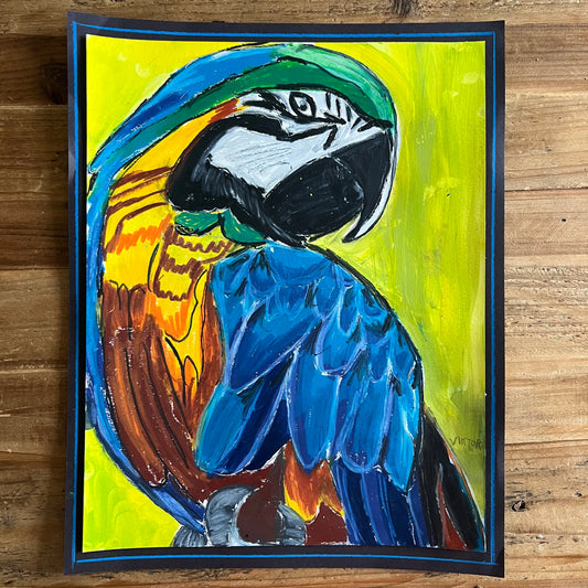 The Parrot Collection: Parrot 4 - ORIGINAL  12x15”