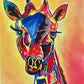 The Red Giraffe - Art Prints