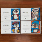 Cute Penguins - Greeting cards set of 8 cards